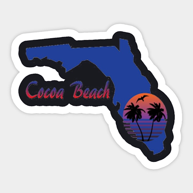 Cocoa Beach Florida Sticker by Daysy1